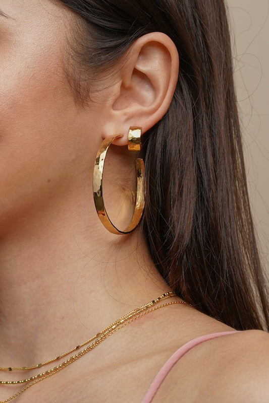 Hammered Hoops