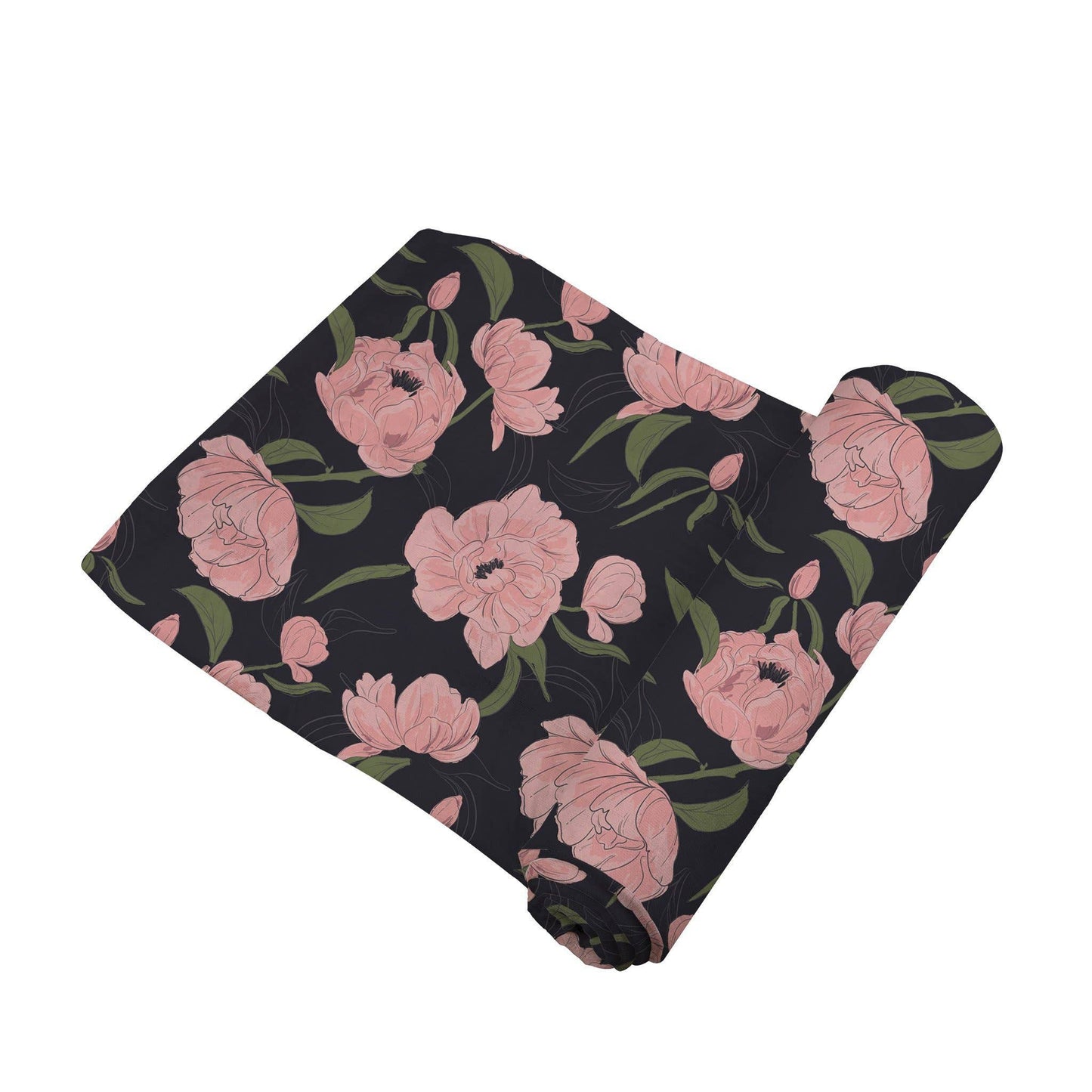 Peonies Bamboo Swaddle