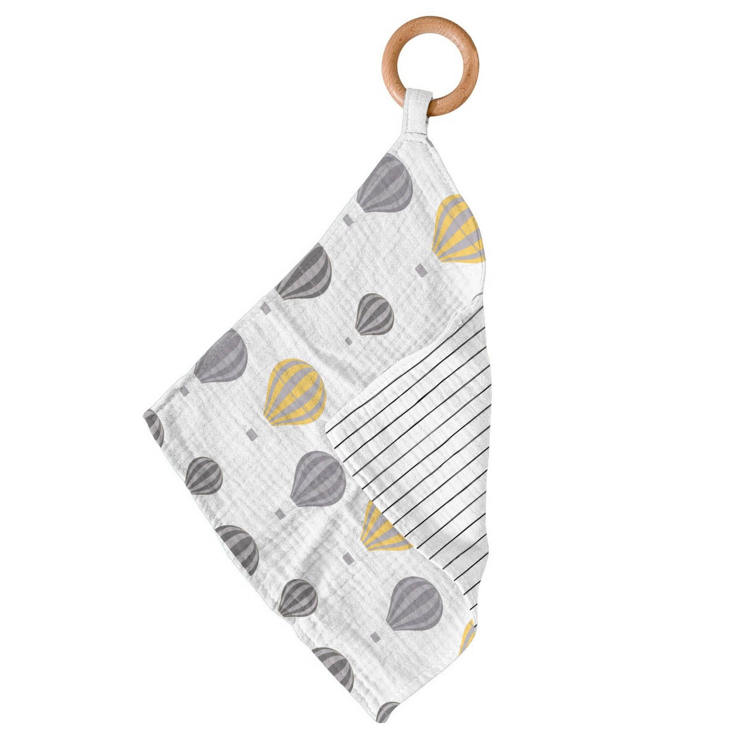 Hot Air Balloon & Pencil Stripe Newcastle Teether