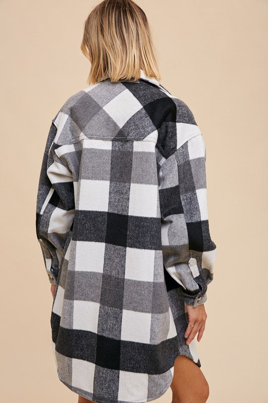 Plaid Duster Coat