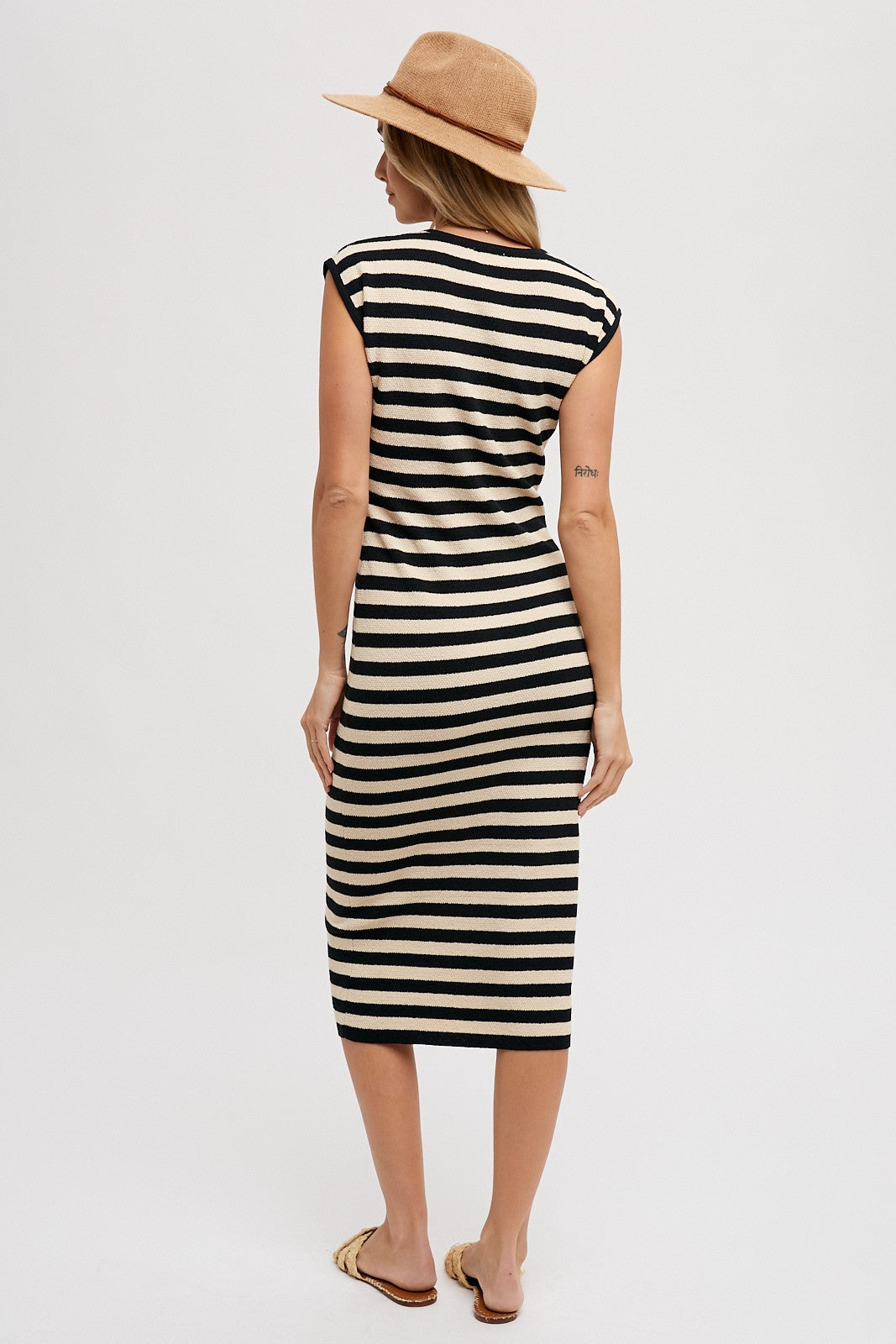 Striped Midi Dress