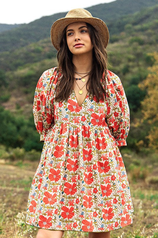 Floral Print Dress