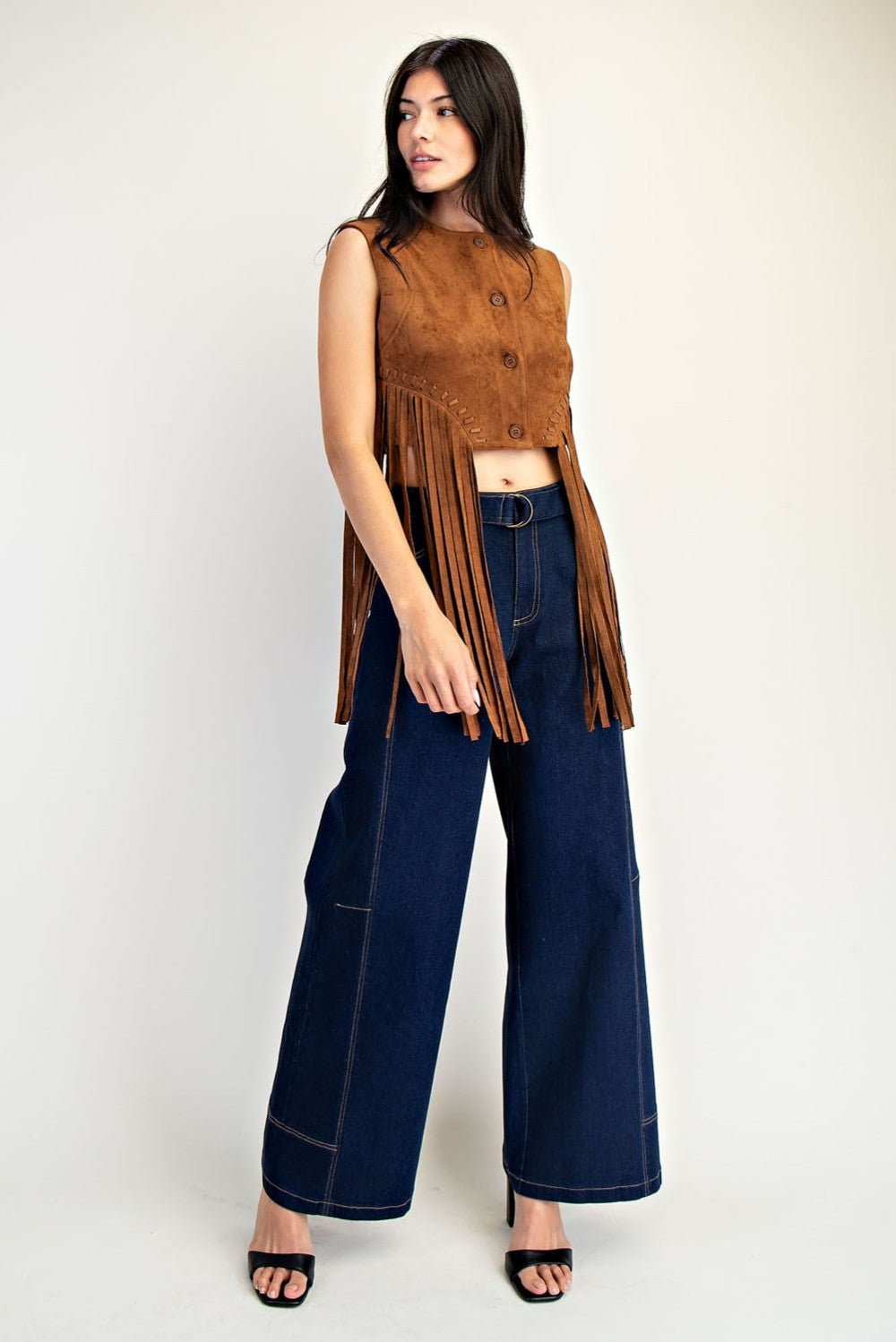 Boho Fringe Vest