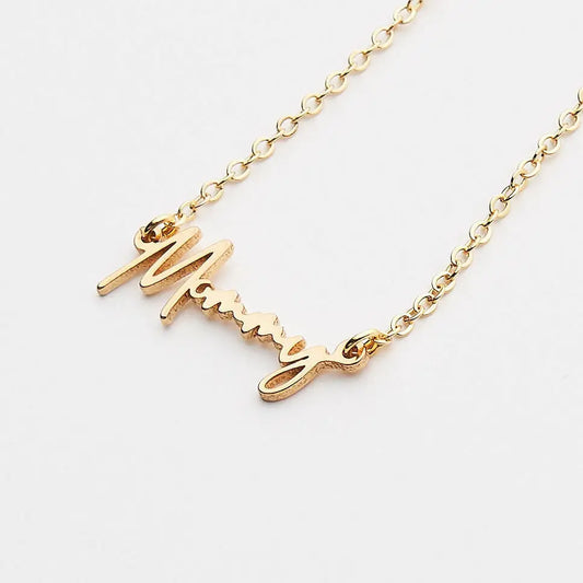 24K Gold "Mommy" Necklace