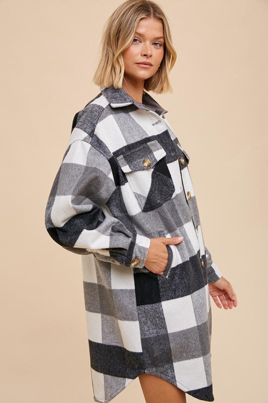 Plaid Duster Coat