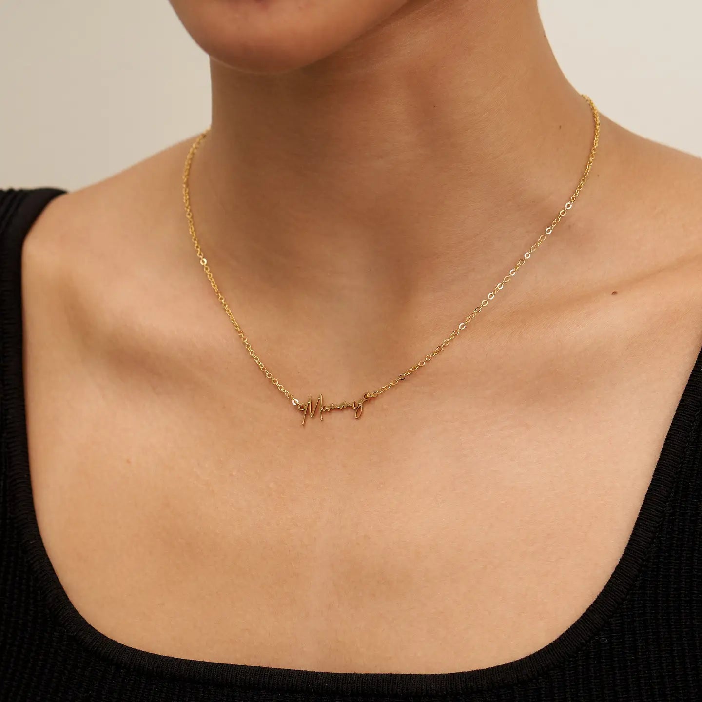 24K Gold "Mommy" Necklace