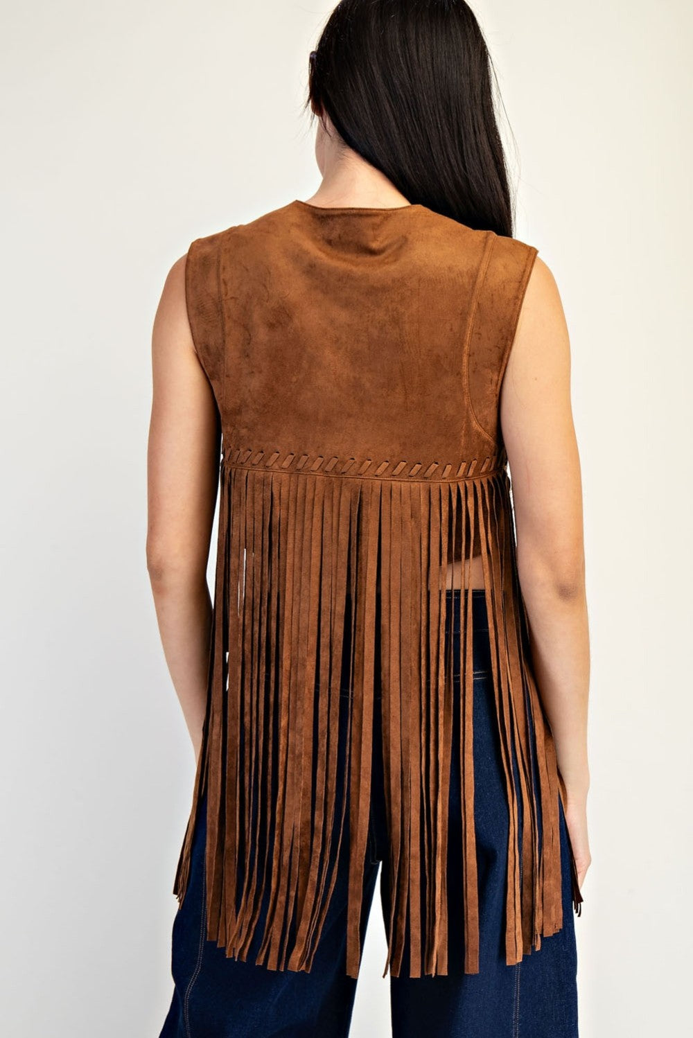 Boho Fringe Vest
