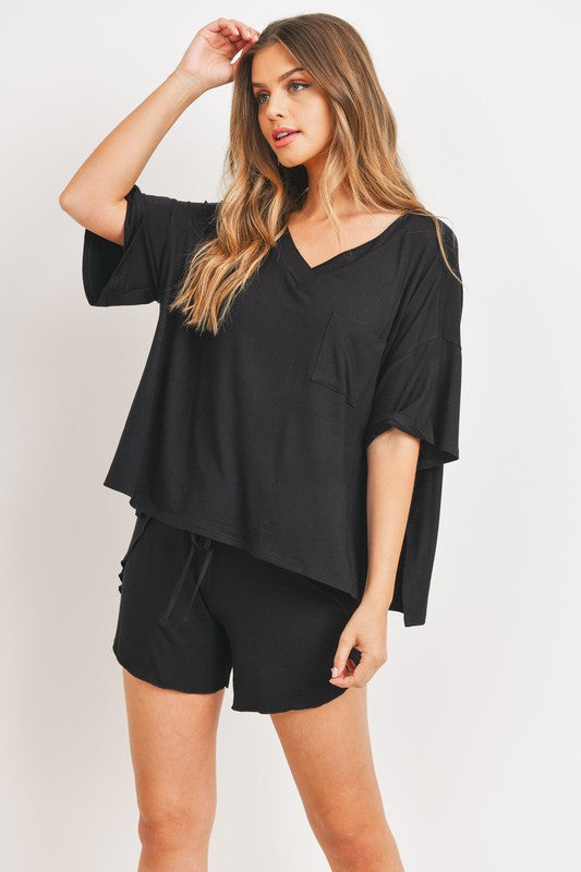 Elevated Basic Tee in Black