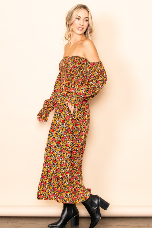 Floral Maxi Dress- Small