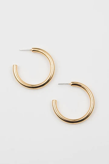 Chunky Tube Hoops Medium